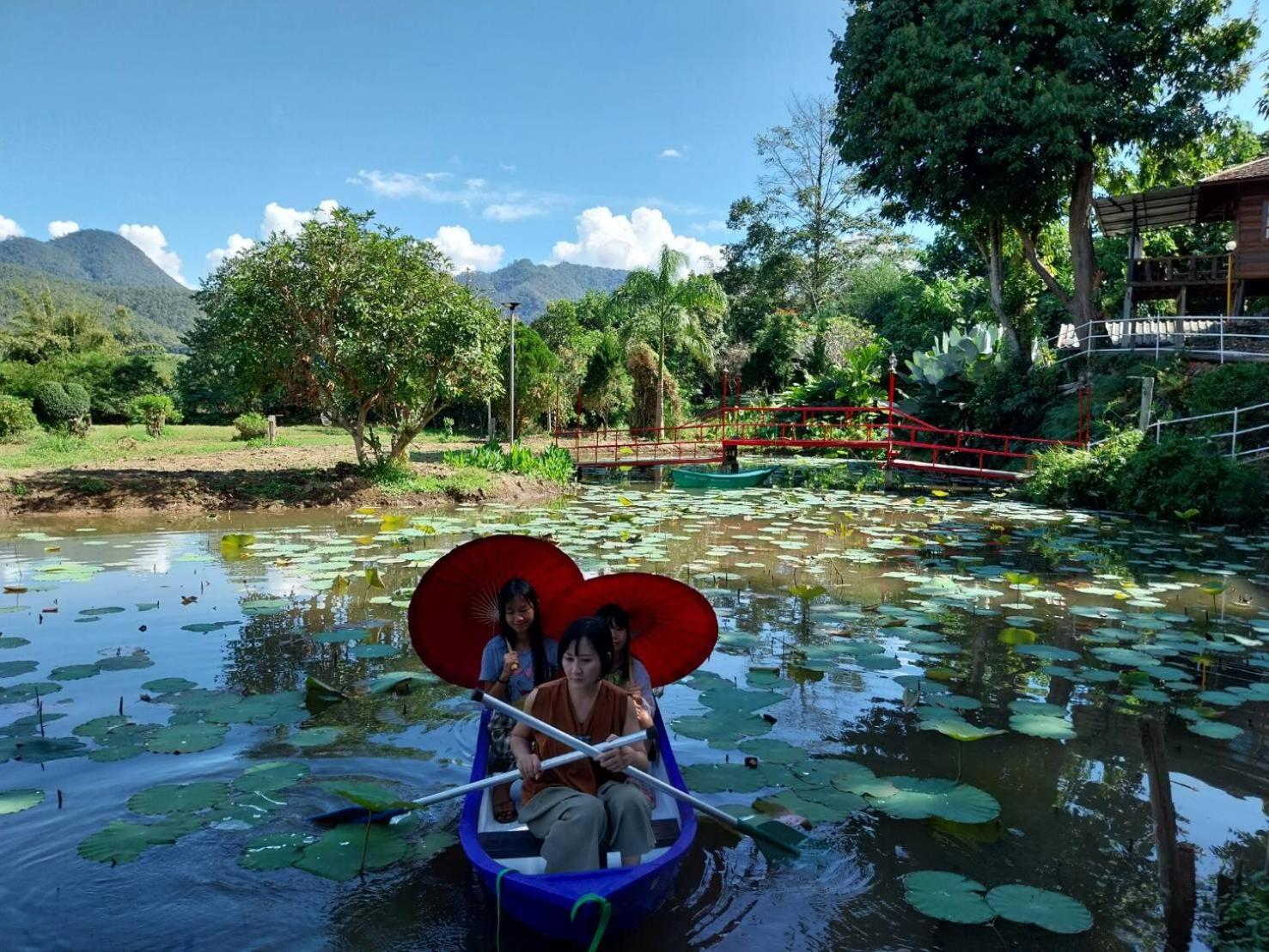 เรือนแฝด Brook View Hotel Pai Buitenkant foto